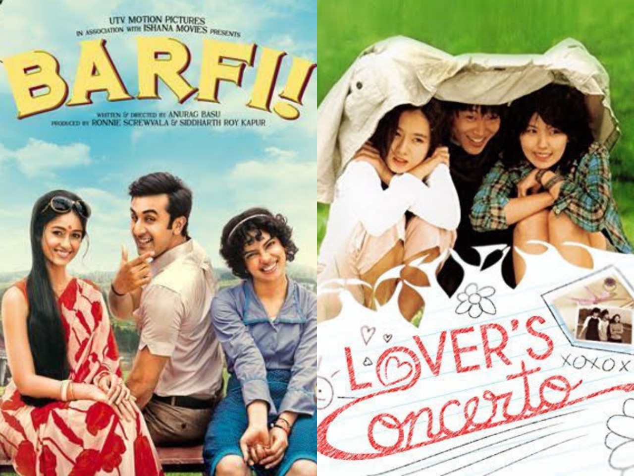 Barfi is inspired from Lover's Concerto