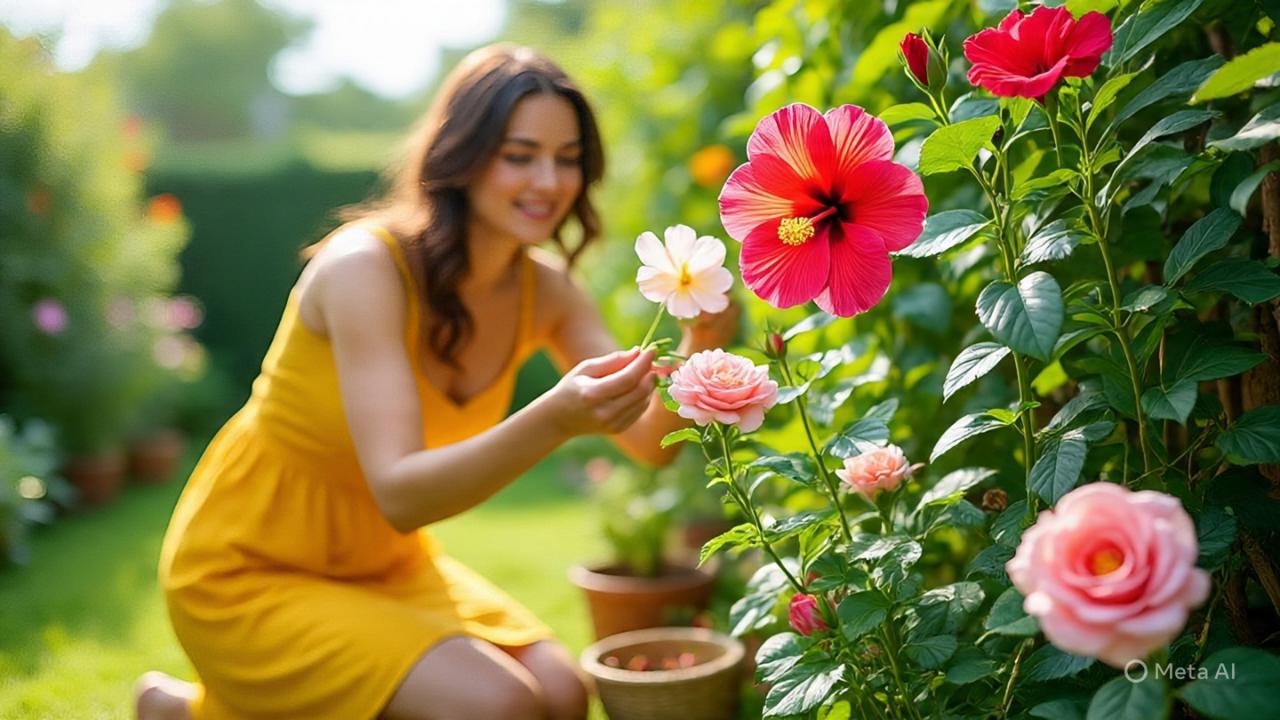 गुड़हल के फूल