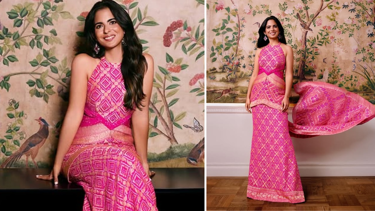 Isha Ambani’s pink dress moment