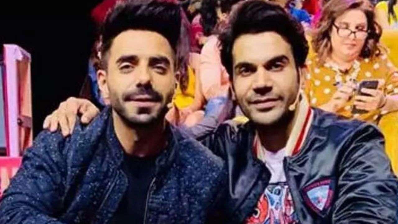 Rajkummar Rao and Aparshakti Khurana in Stree