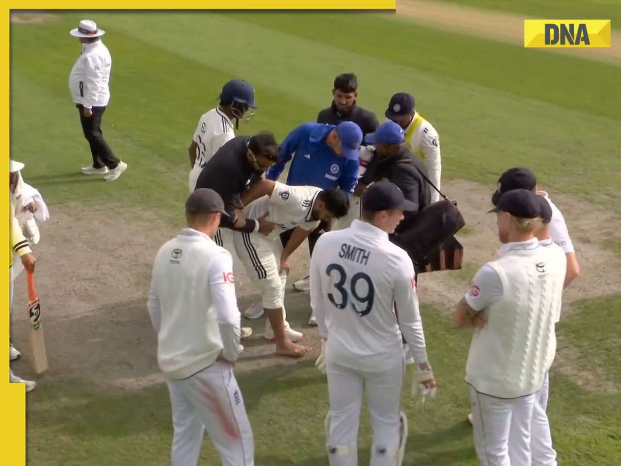 Watch: Massive setback for India as Rishabh Pant stretchered off after nasty foot injury in IND vs ENG 4th Test