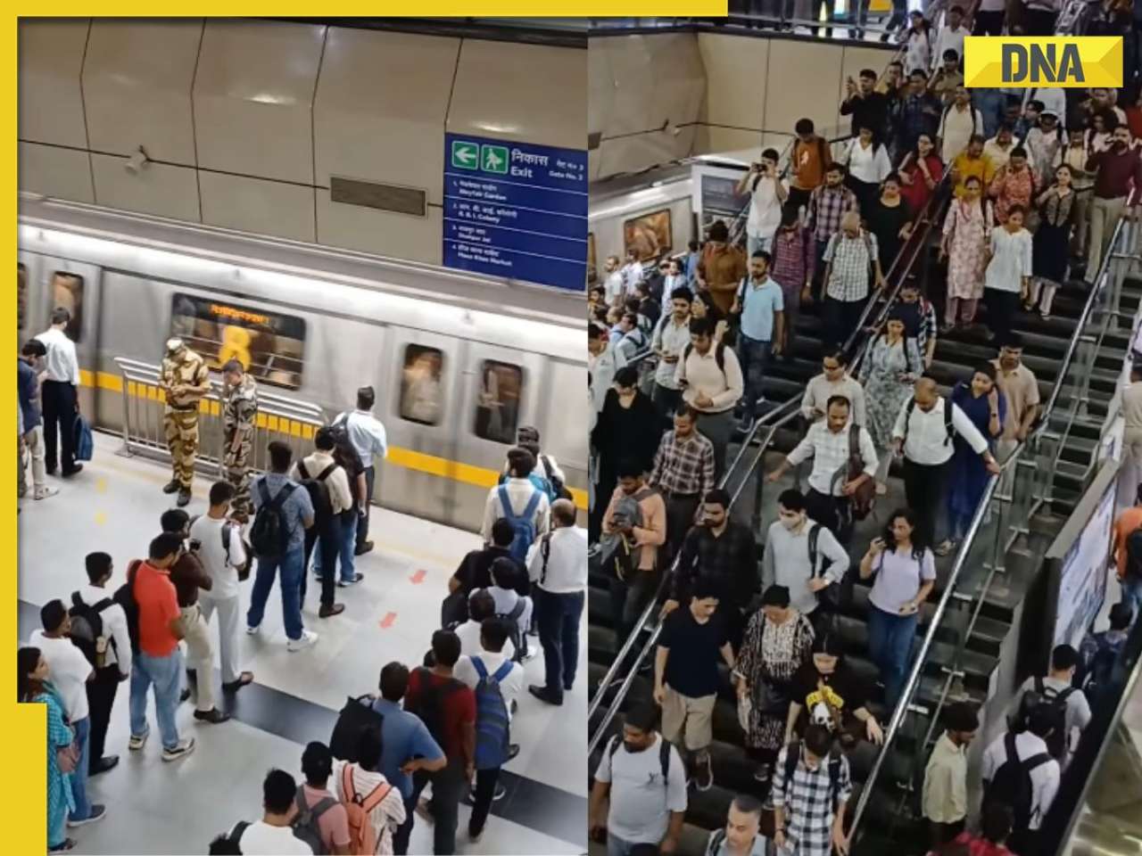 Delhi metro video goes viral for showing passengers calmly waiting in line: 'I'm in disbelief'