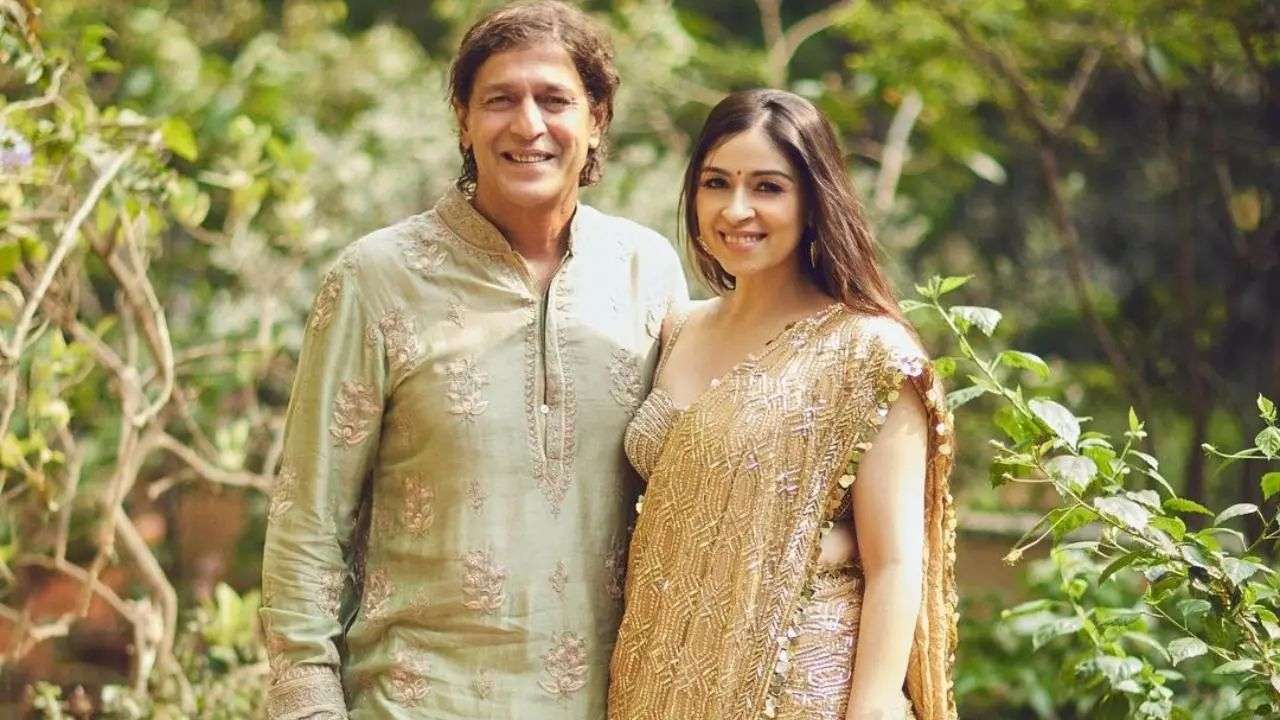 Chunky Panday and Bhavana Pandey