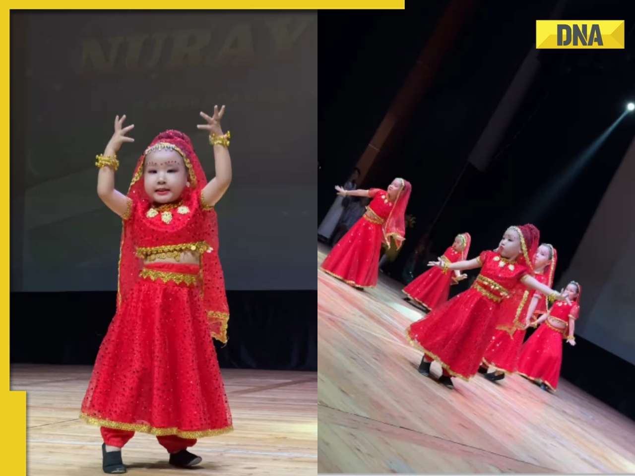 Little girls energetic dance to Amir Khan, Kajol's Chanda Chamke goes viral, netizens say 'This performance should go...'