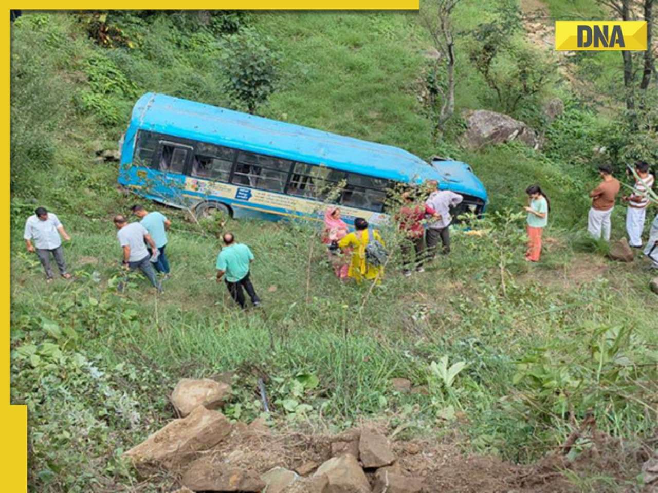 Himachal Pradesh: 5 dead, several injured as HRTC bus falls into gorge in Sarkaghat