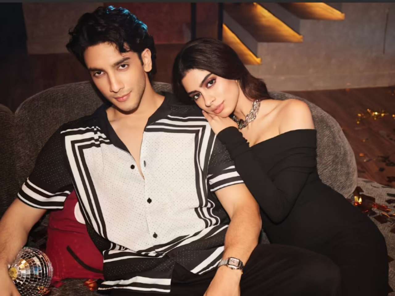 Khushi Kapoor and Vedang Raina