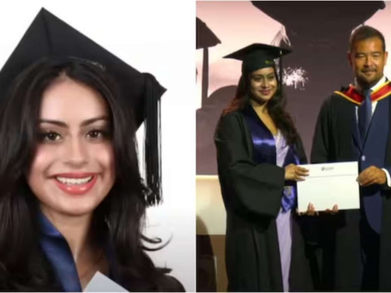 Nysa Devgan's graduation ceremony