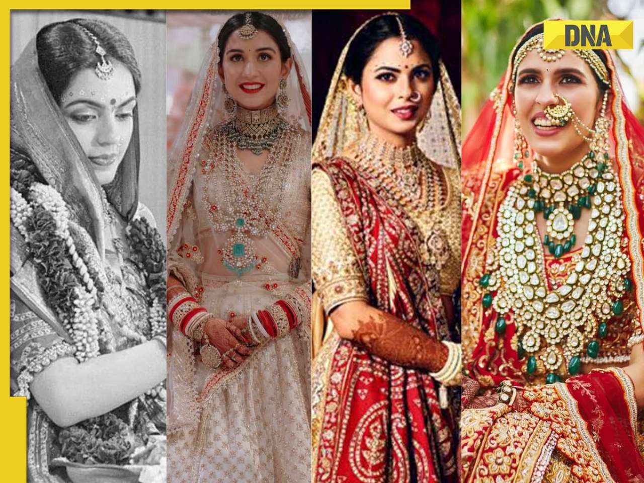 Nita Ambani, Radhika Merchant, Isha Ambani, Shloka Mehta: Revisiting iconic bridal looks of Ambani women over the years