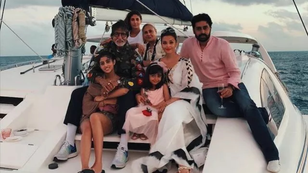 Yacht chic with the Bachchans