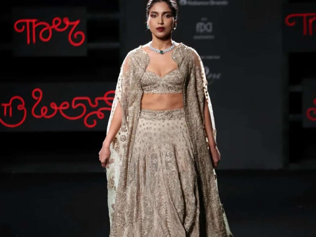 Bhumi walks for Ritu Kumar