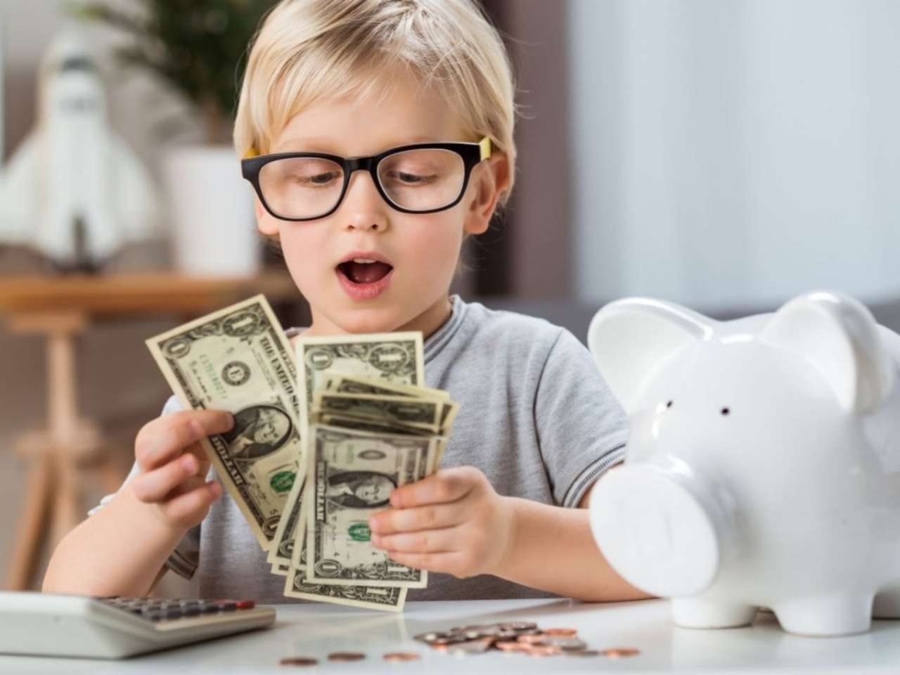 Not teaching the value of money