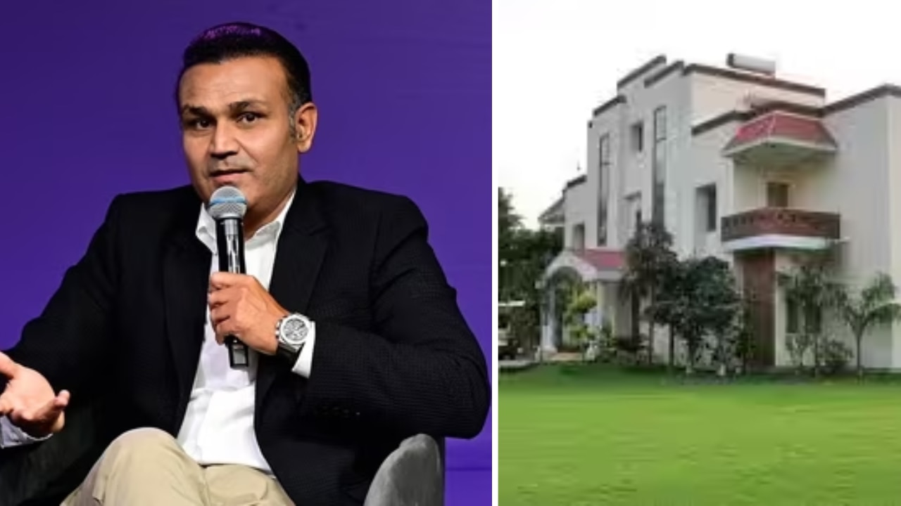 Sehwag lives in big Hauz Khas mansion