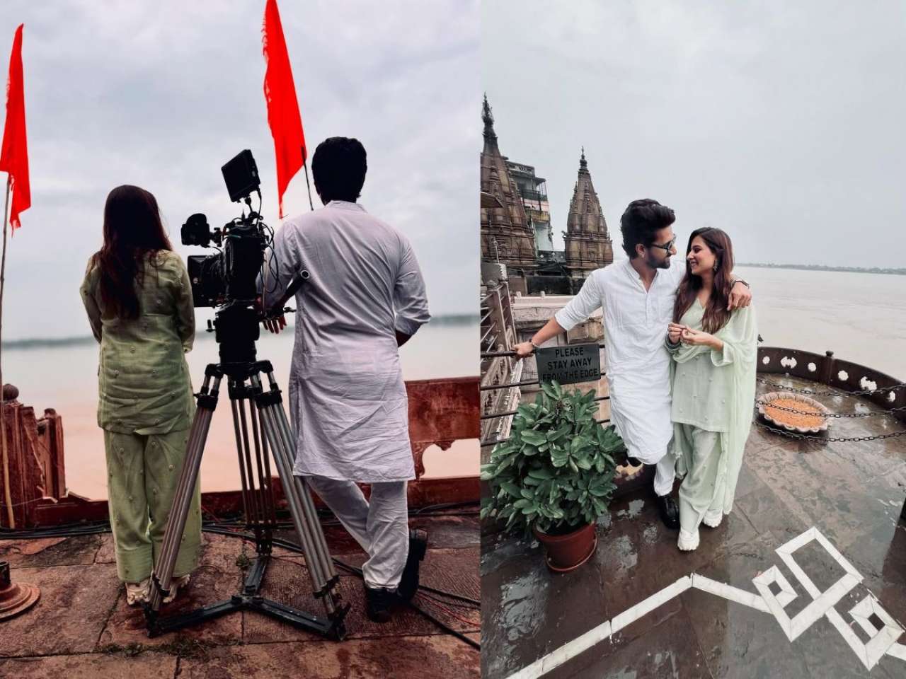 Shooting in the holy city of Varanasi