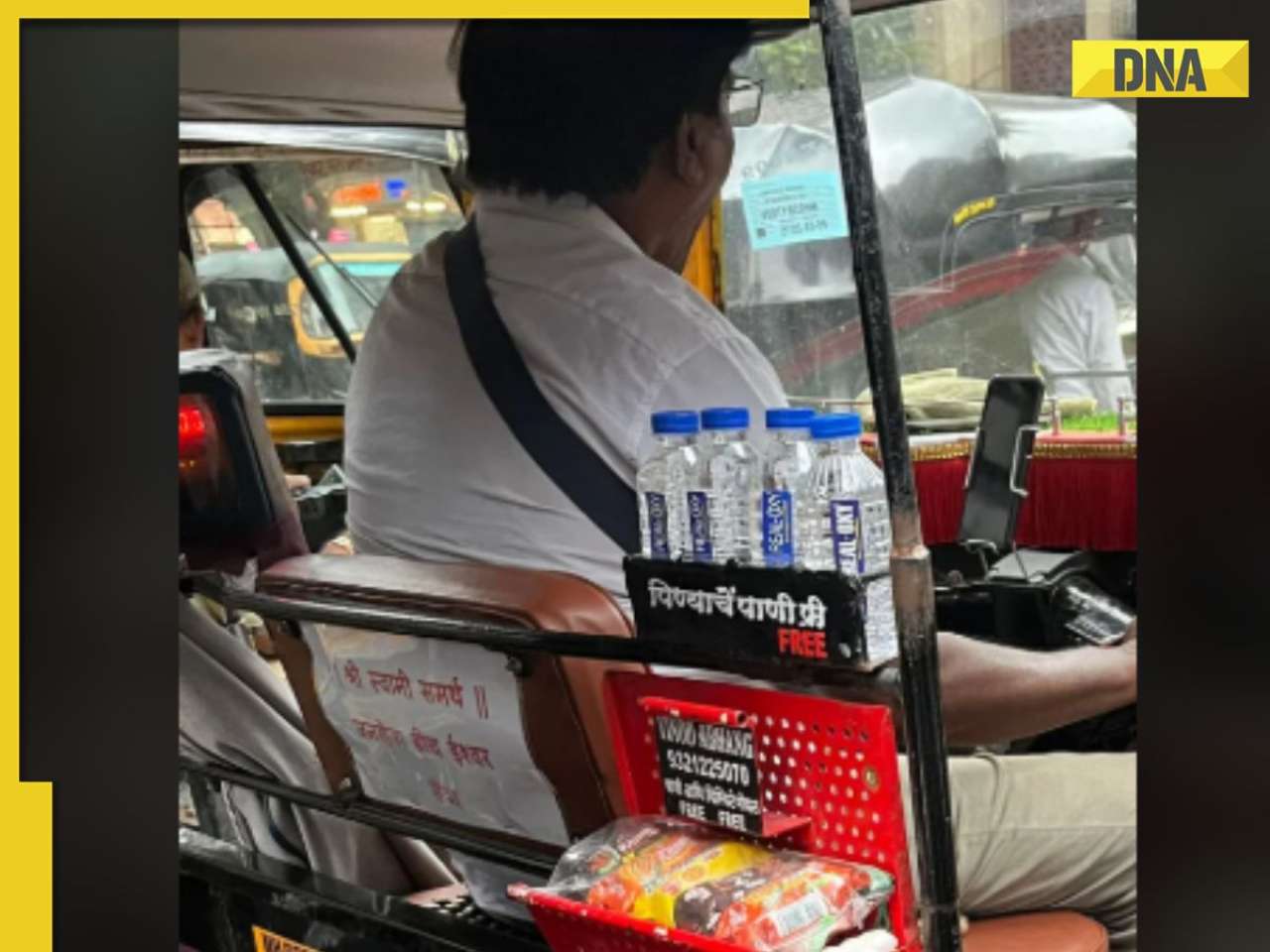 'This is his lottery': Mumbai auto driver wins hearts by offering free water, snacks to passengers