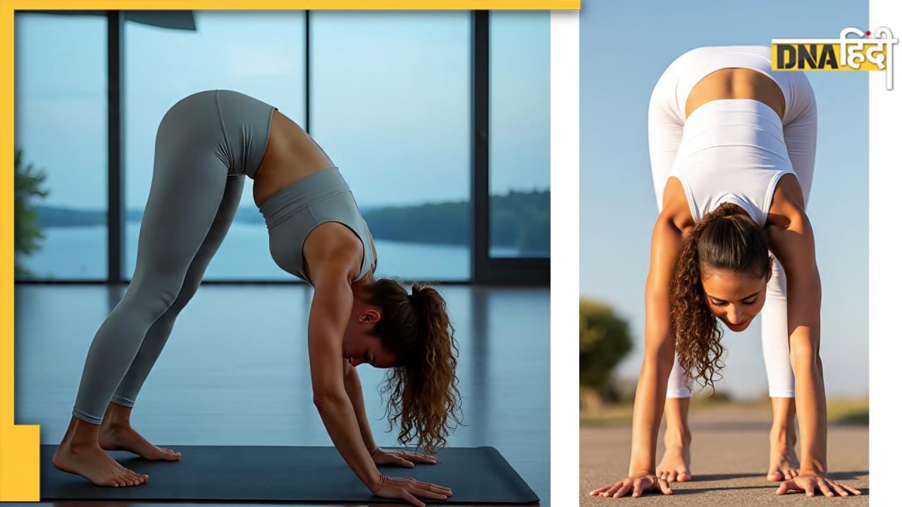 पादहस्तासन (Downward Facing Dog)