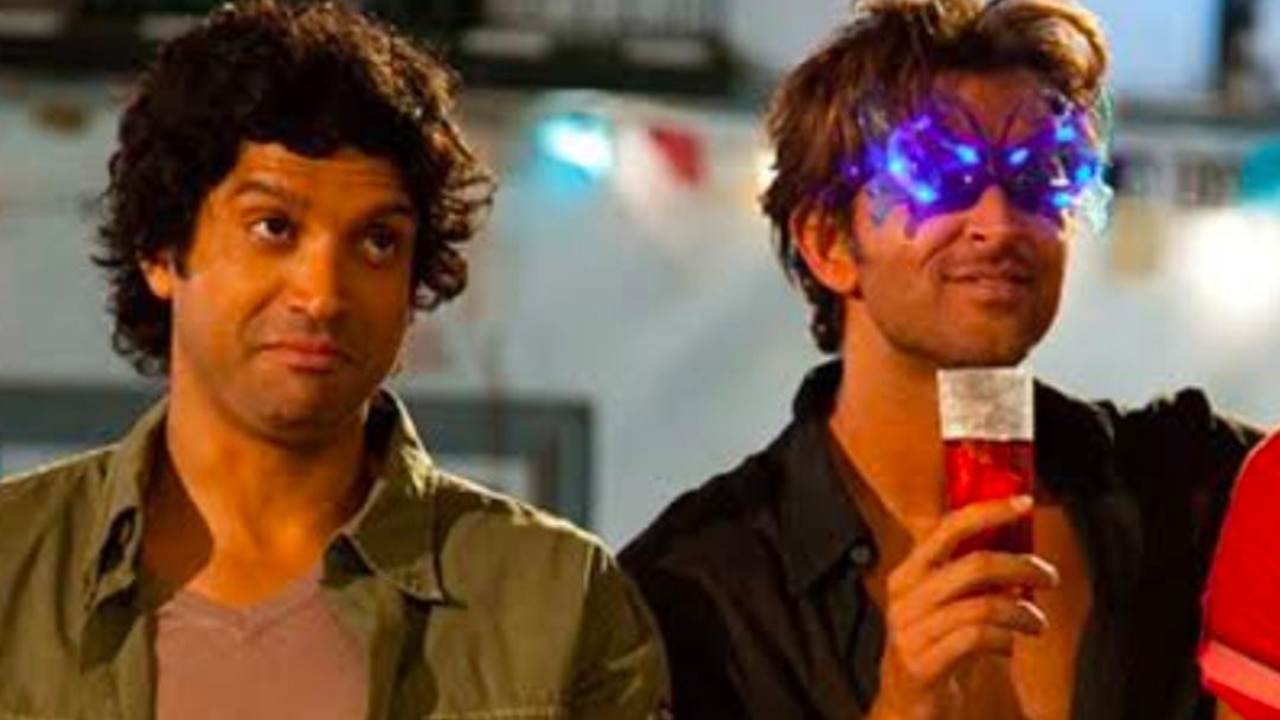 Hrithik Roshan and Farhan Akhtar in Zindagi Na Milegi Dobara
