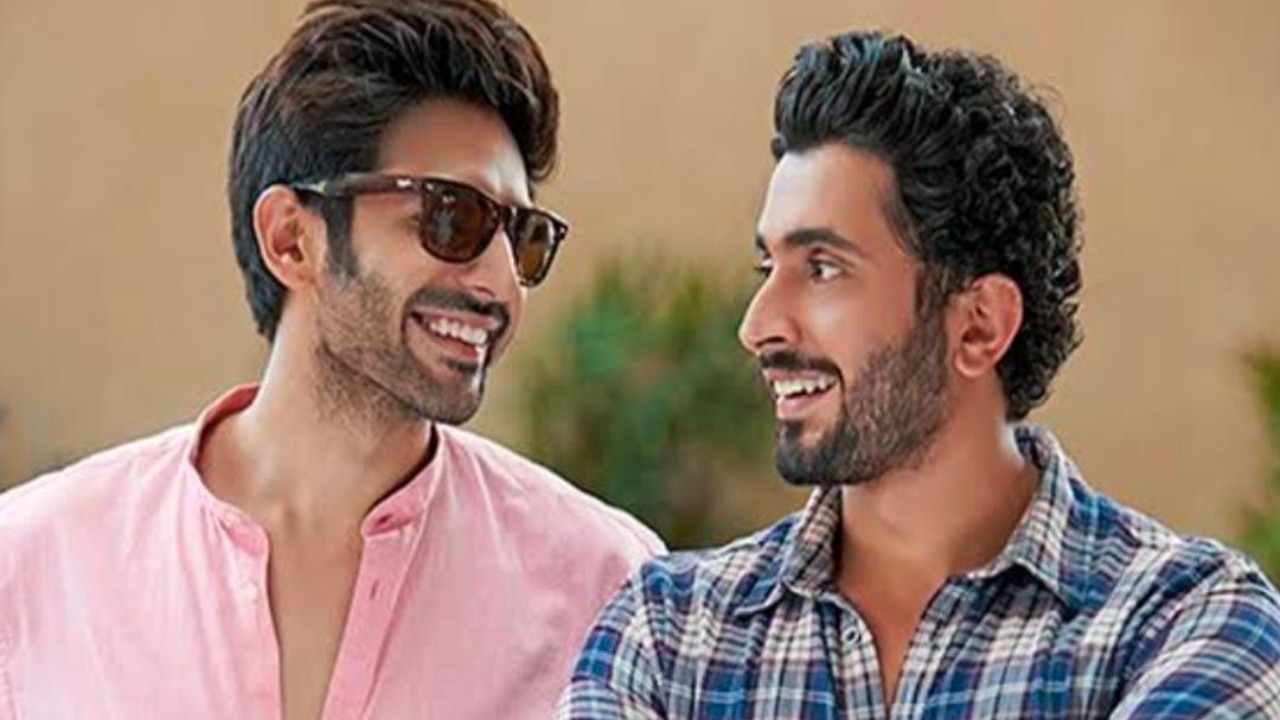 Kartik Aaryan and Sunny Singh in Sonu Ke Titu Ki Sweety