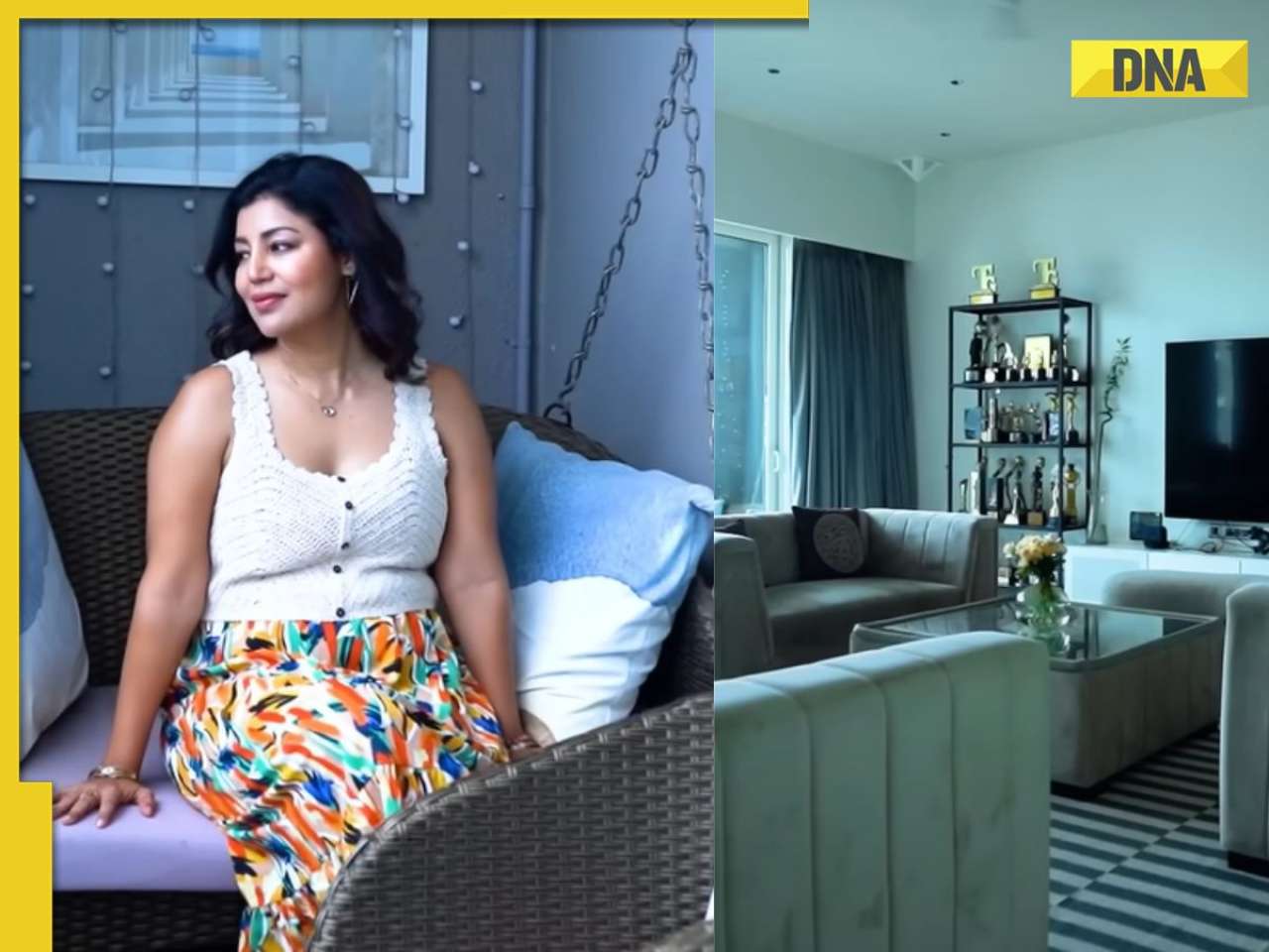 Step inside Debina Bonnerjee-Gurmeet Choudhary's Rs 16 crore luxurious 'all white' Mumbai house, with serene balcony view, spacious living room