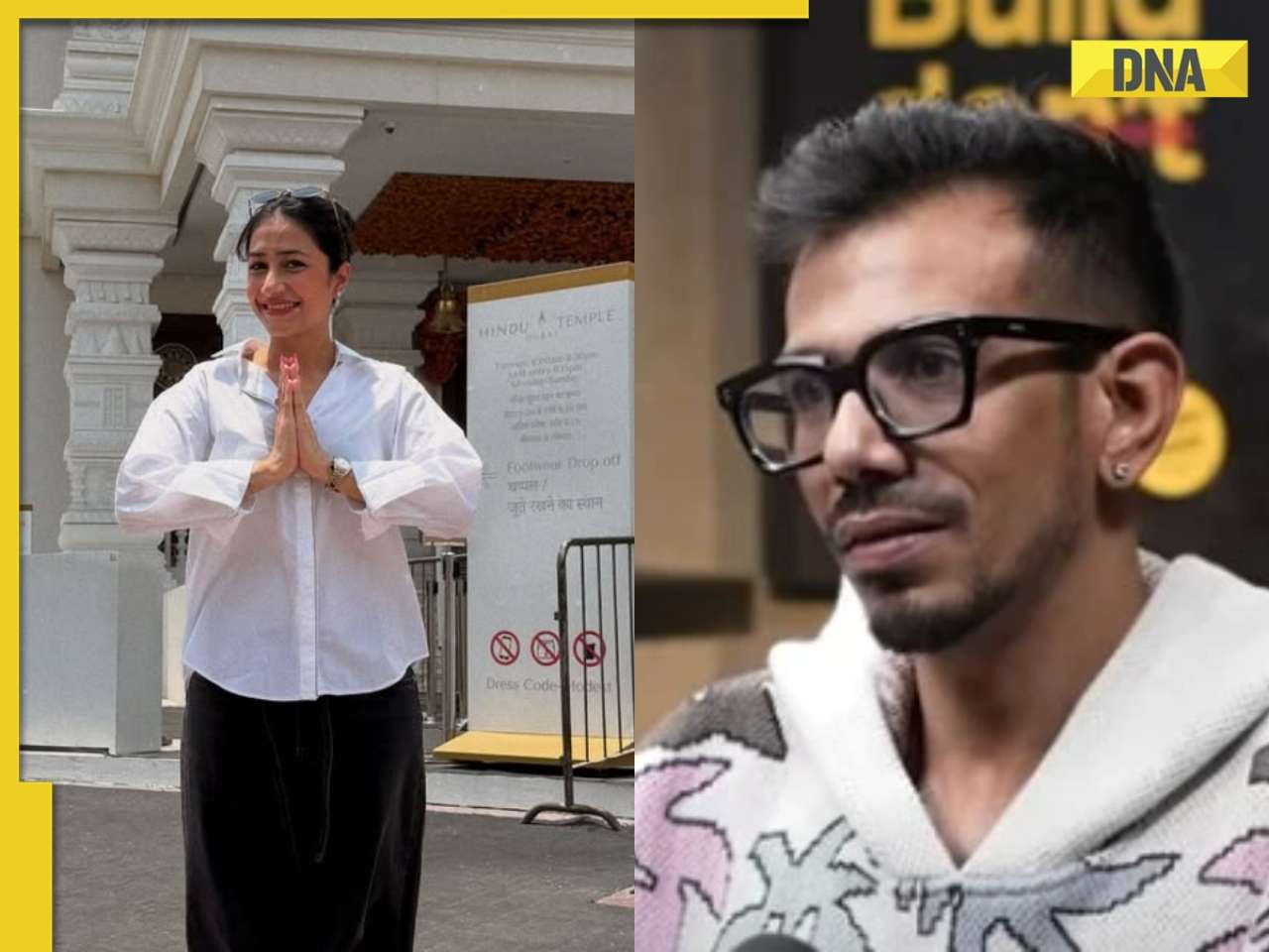 Dhanashree Verma visits Dubai Temple days after ex-husband Yuzvendra Chahal 'be your own sugar daddy' revelation, says 'grateful for...'