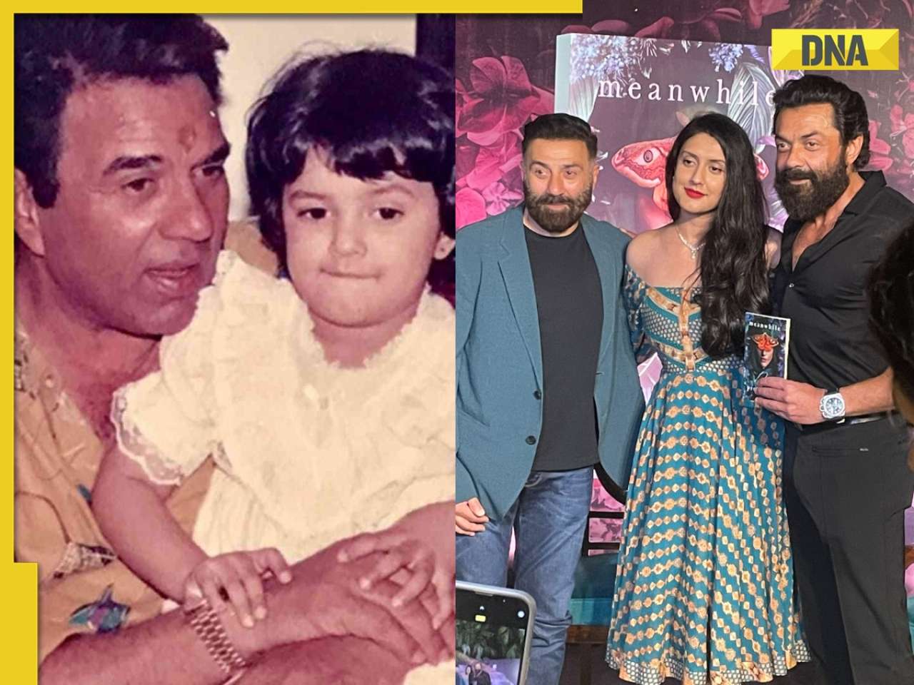 general Dharmendra's stunning granddaughter will leave you mesmerised; away from the glam world, she's Sunny and Bobby Deol's favourite