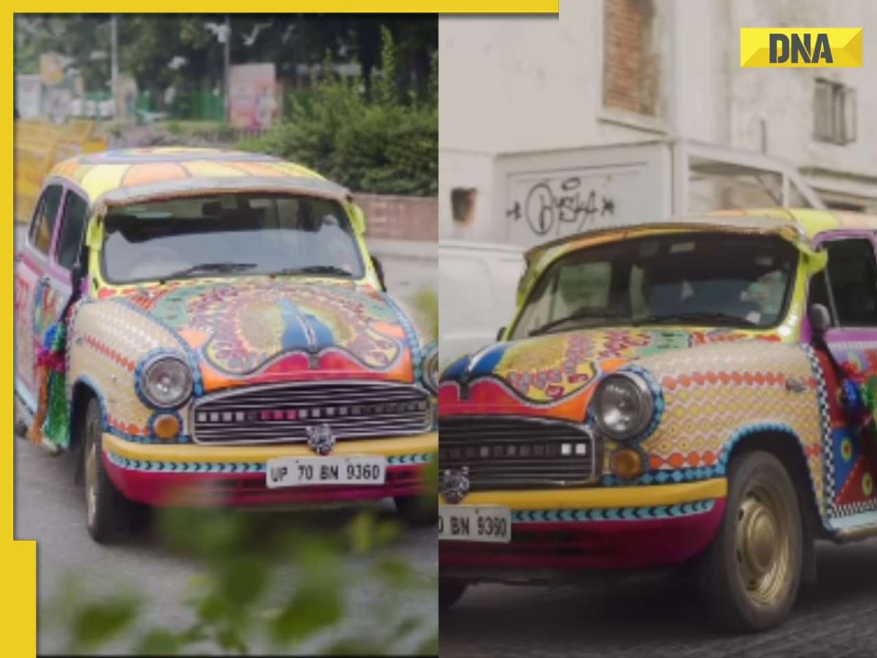 Viral video: Artist paints emotional tribute on vintage car, dedicates ‘Lahore Se Dilli’ to grandparents