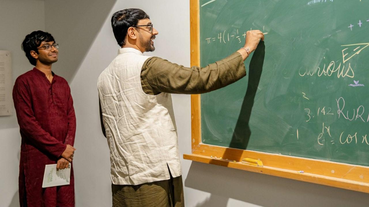 मां थीं गणित की पहली टीचर