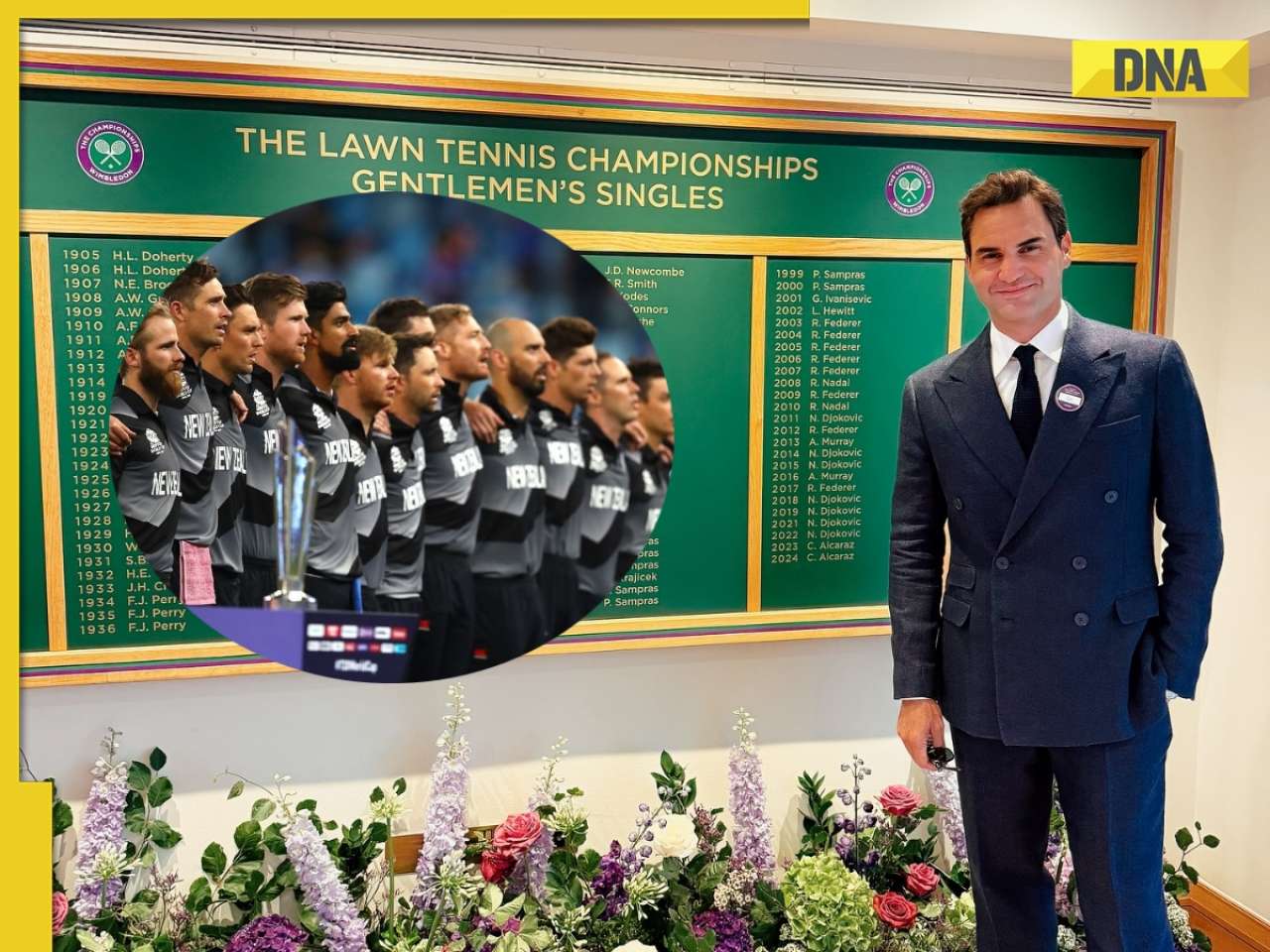 Roger Federer shares his birthday with a modern day legendary cricketer