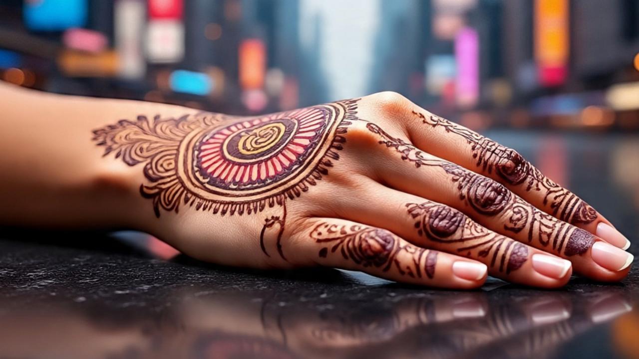 सादा बैक हैंड डिजाइन