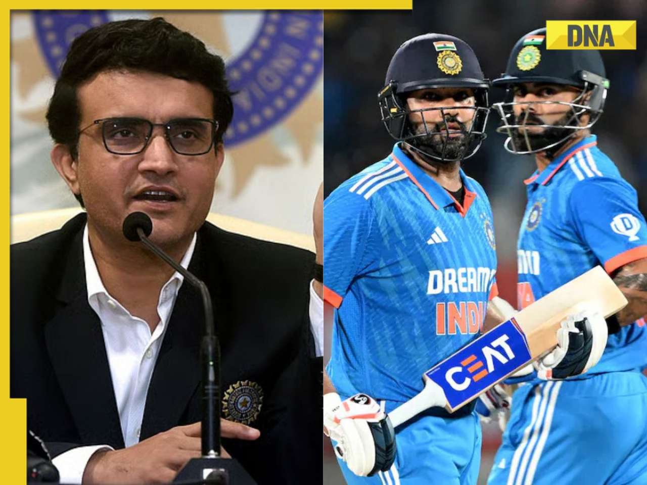 'Play only if...': Sourav Ganguly’s BIG statement fuels Rohit Sharma, Virat Kohli ODI retirement speculation