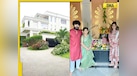  In Pics: Ram Charan, Upasana Konidela's Hyderabad bungalow with royal interiors, lavish outdoors, in-house temple, wellness spaces, more 