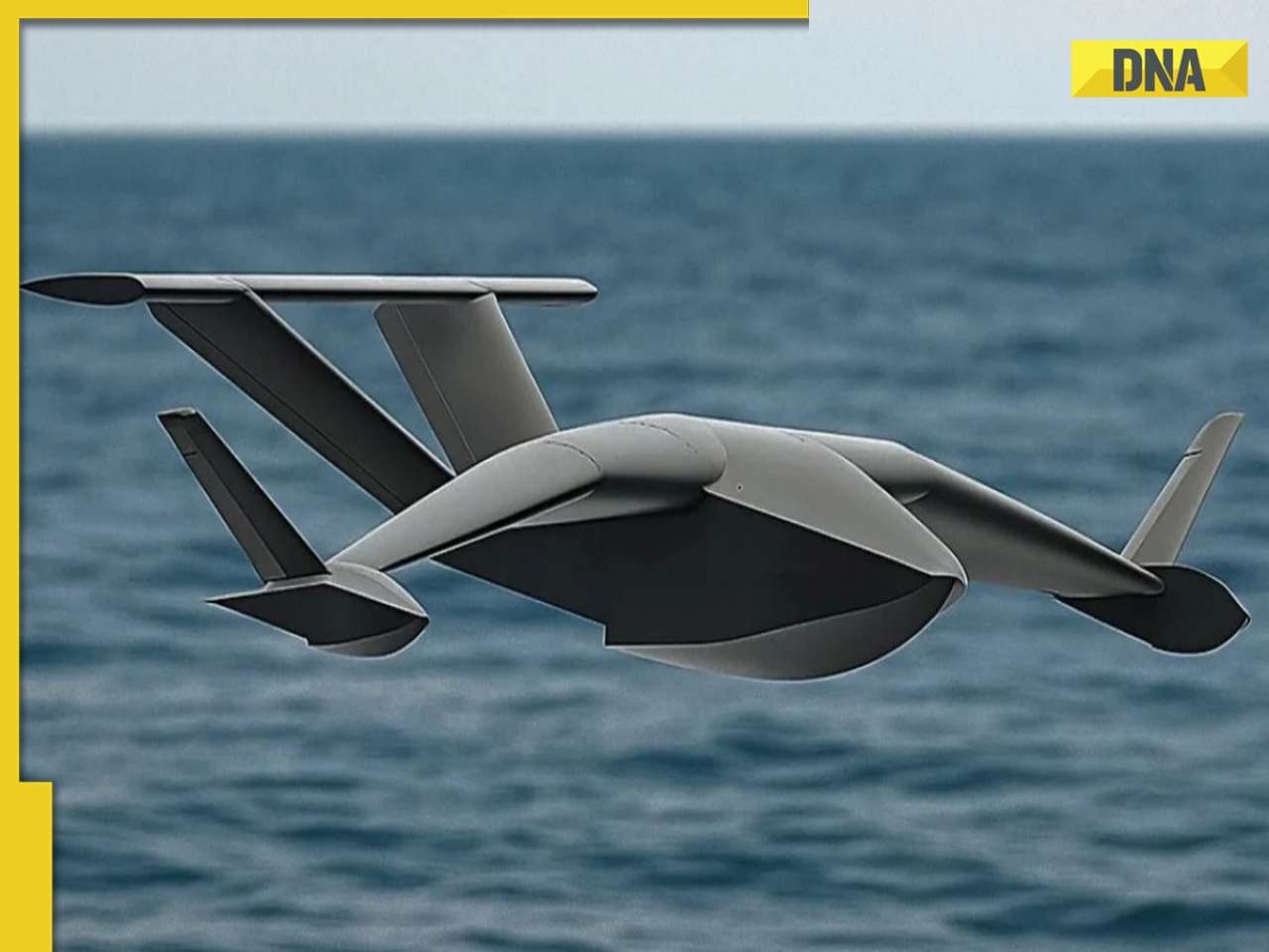 This is world's first sea-skimming drone, can fly 30cm above sea surface, to be operated for 3 hours with 200 km range, production is set to begin in...