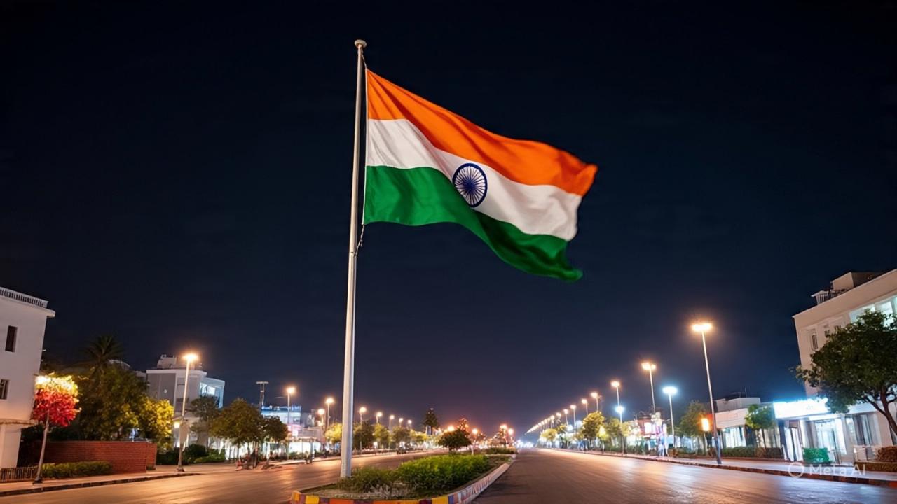 हर साल 14 अगस्त की रात यहां फहरता है झंडा