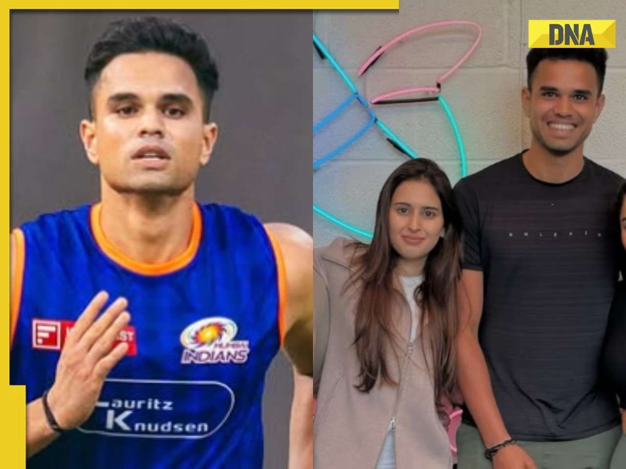 What are Arjun Tendulkar and fiancee Saaniya Chandok's educational qualifications?