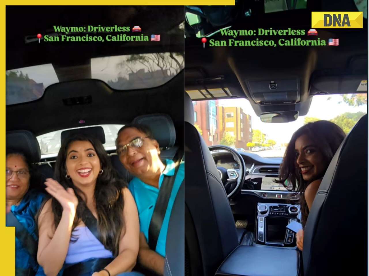 'A generational trip': Indian woman surprises parents with first ride in San Francisco's driverless taxi