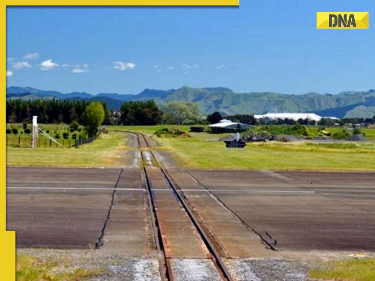 This is the only airport in the world to cater to railway, trains cross runway, it's located in...; know what makes it work