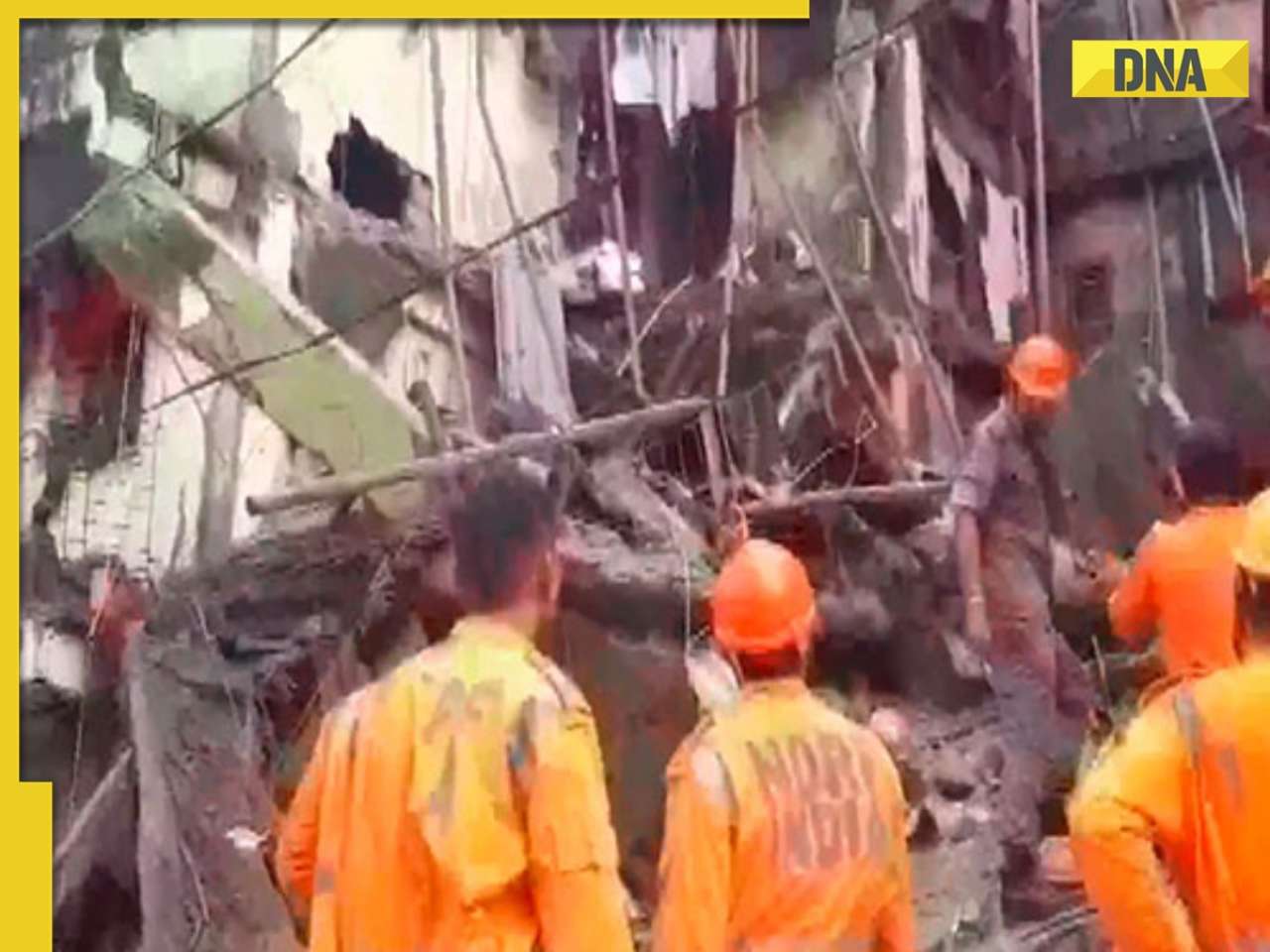 Palghar Building Collapse: Toddler among 2 killed, NDRF teams rescue 11, search underway for more trapped victims