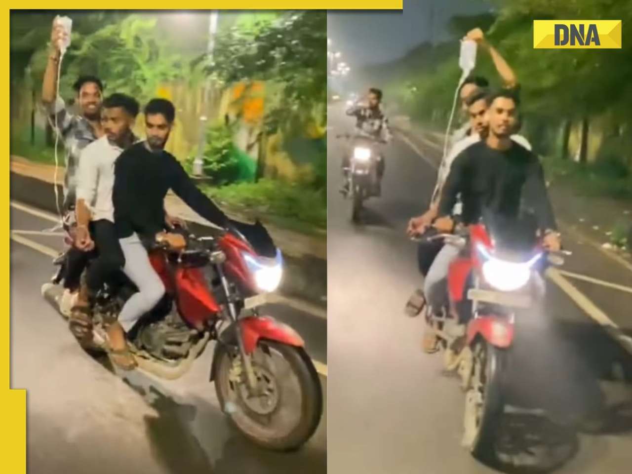 'Real-life 3 Idiots': Patient on drip taken out of hospital by friends on bike, video sparks outrage