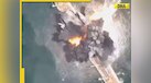 general  Video shows Russia's drone attack destroying Ukraine's largest naval ship, 1 killed, many injured, WATCH 