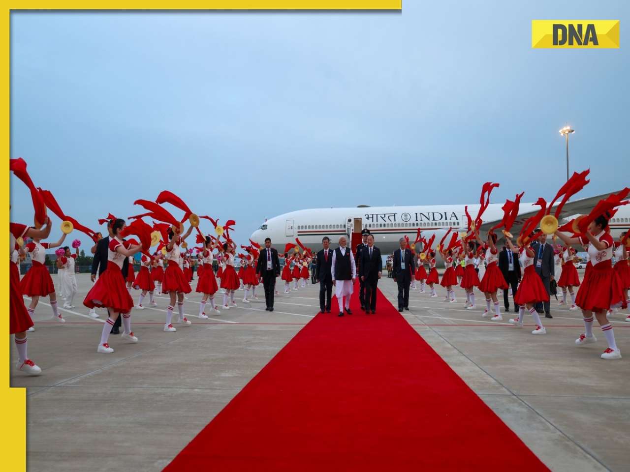 PM Modi receives grand welcome as he lands in China; set to hold bilateral talks with Xi Jinping 