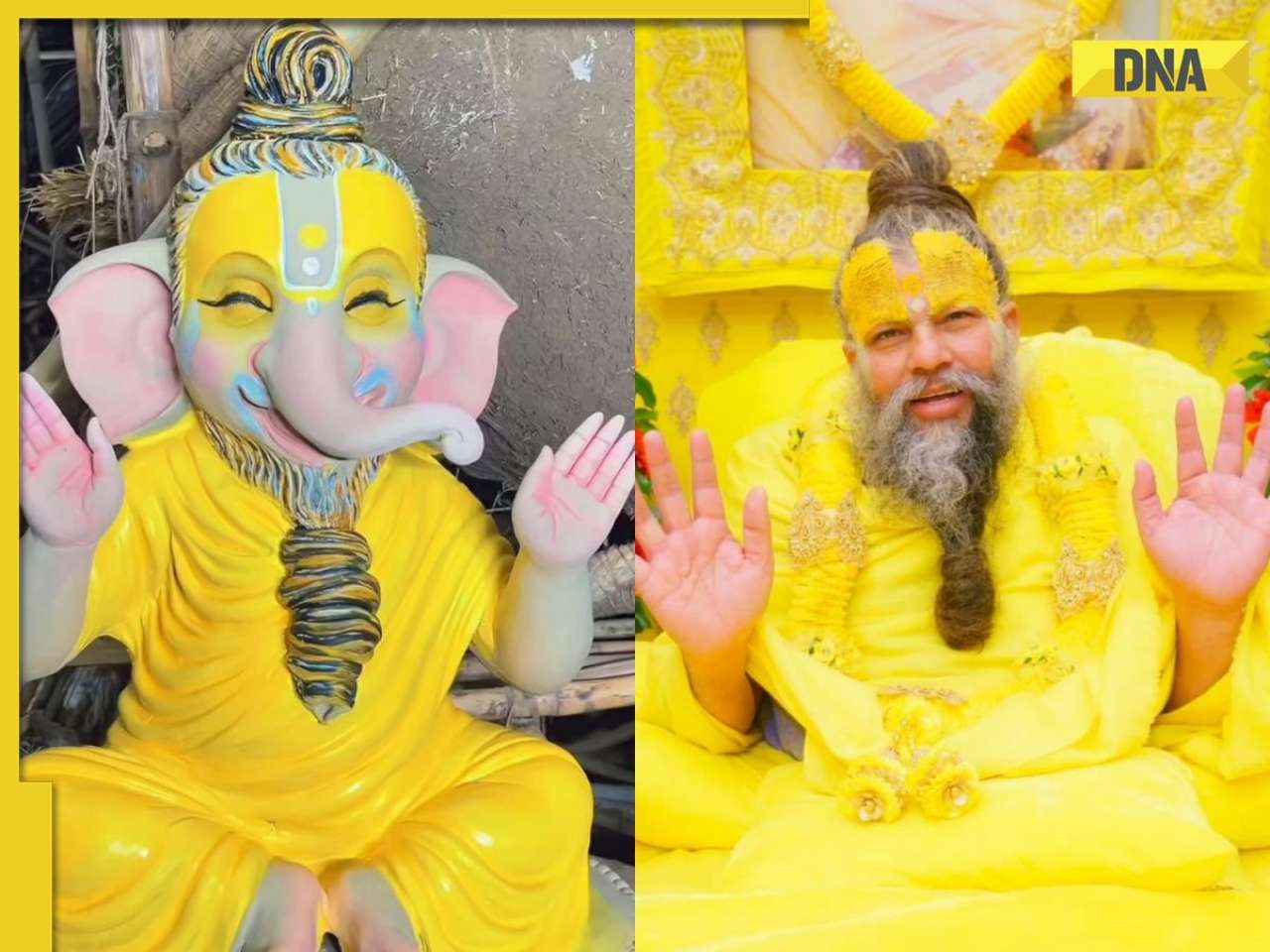 Artist creates Premanand Maharaj-inspired Lord Ganesha idol, internet says 'you can't compare...'