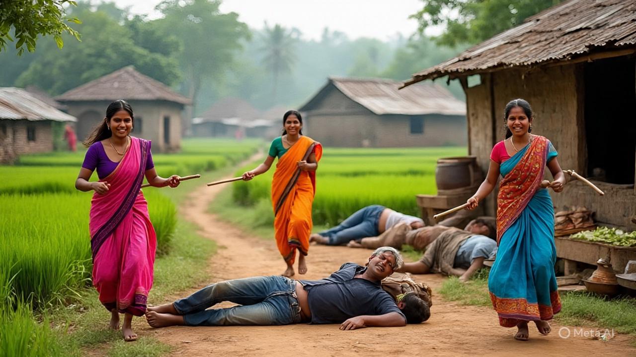 आरा केरम गांव की स्थिति पूरी तरह बदल गई है