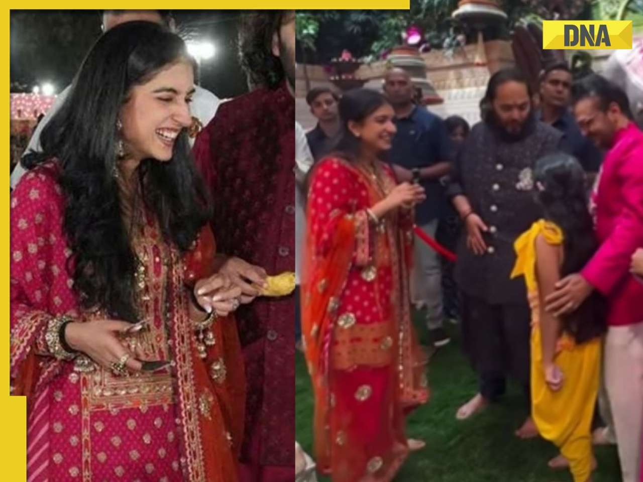 Nita Ambani's 'choti bahu' Radhika Merchant 're-wears' wedding suit in Ganpati utsav celebrations, watch viral video