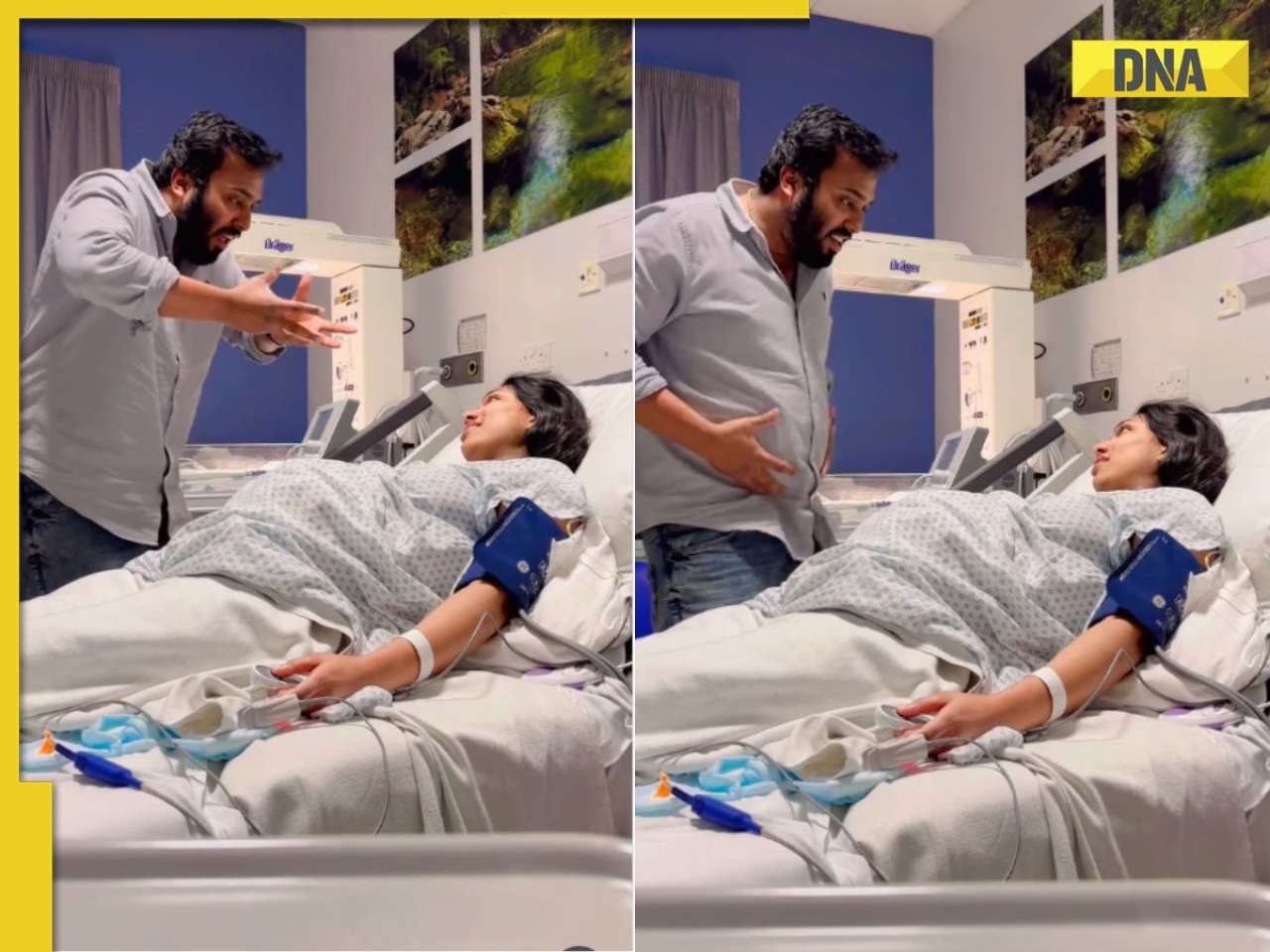 'This is the real man': Husband dances to cheer wife in labour, wholesome hospital video wins hearts