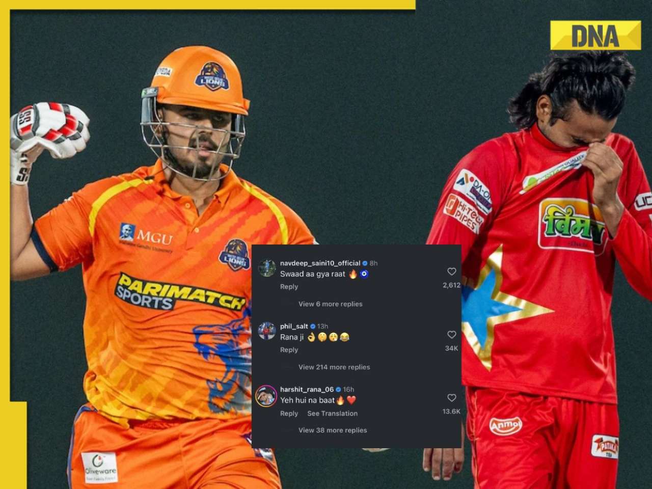 'Swaad aa gya...': IPL stars back Nitish Rana after fiery on-field clash with Digvesh Rathi in DPL 2025