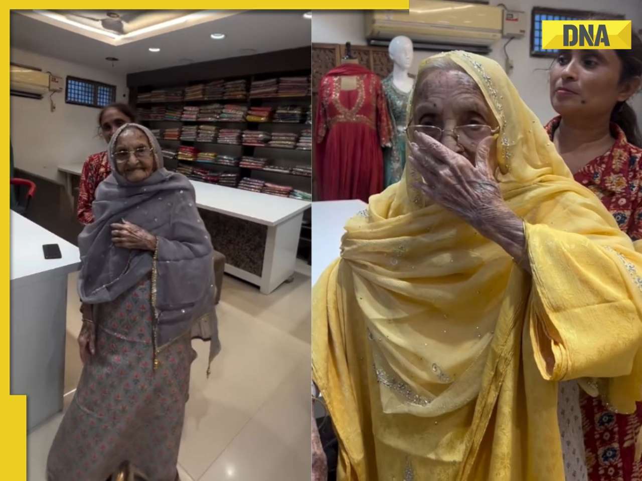 general Viral video of a 106-year-old woman stuns internet, seen shopping with her great-granddaughter, netizens call her..., WATCH