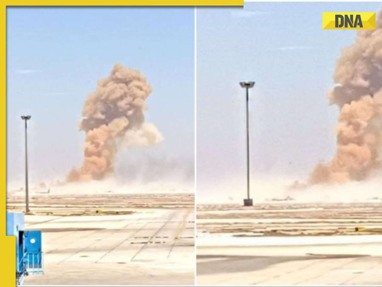 Massive explosion shocks Damascus International Airport in Syria