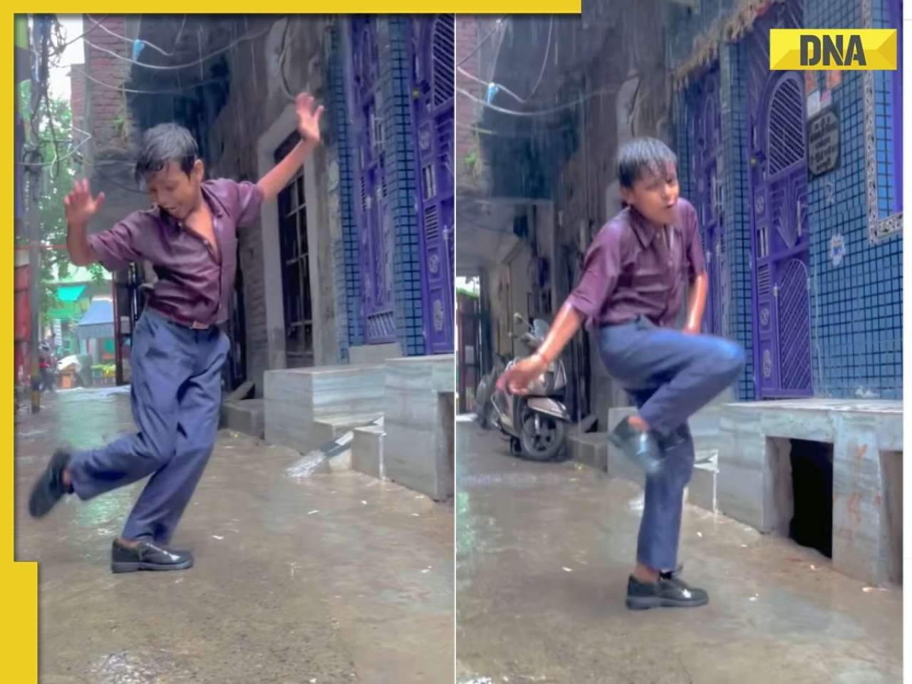 'Smooth moves': Boy’s rain dance to Hera Pheri song ‘jab bhi koi haseena’ wins hearts online, watch viral video