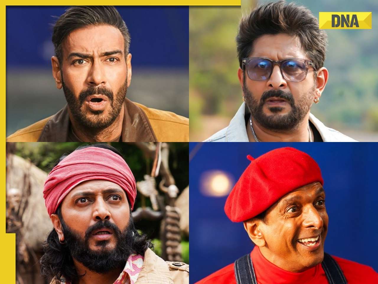 Ajay Devgn, Arshad Warsi, Riteish Deshmukh wrap up Dhamaal 4 shoot; film to clash with Love & War on...