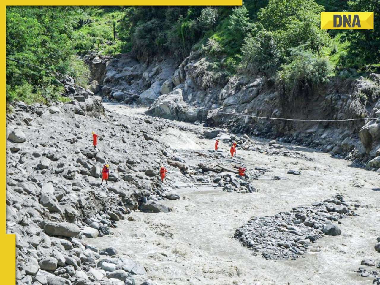 Another cloudburst strikes Uttarkashi, Uttarakhand CM Dhami orders relief ops; WATCH video