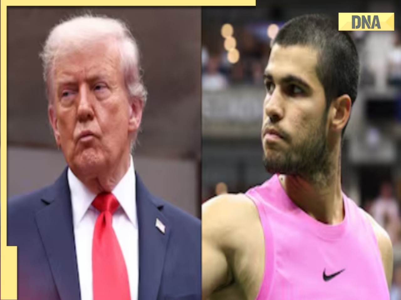 Donald Trump's reaction to Carol Alcaraz's US Open win goes viral: 'Look at his....'